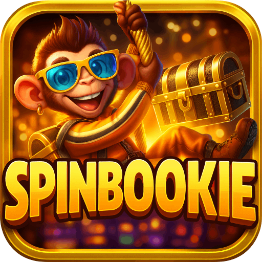 Imagem promocional da SPINBOOKIE mostrando a plataforma e suas vantagens